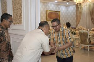 Terima Kunjungan Danrem 133 Nani Wartabone, Marten Taha : Selamat dan Sukses Menjalankan Tugas