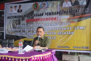 Ariston Tilameo Apresiasi Pelaksanaan Musrenbang Kota Selatan
