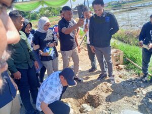 Penjagub Gorontalo Letakan Batu Pertama dan Penanaman Pohon di Sekretariat AMSI Gorontalo