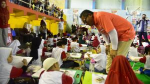Puluhan Anak Tingkat TK Ikuti Lomba Mewarnai Dalam Rangka HUT Kota Gorontalo ke 295