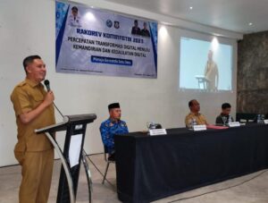Diskominfotik Gorontalo Gelar Rakorev Tahun 2023
