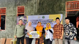 Ponpes Sabrun Jamil Dapat Bantuan Ruang Kelas Melalui Rumah Aspirasi Idah Syahidah