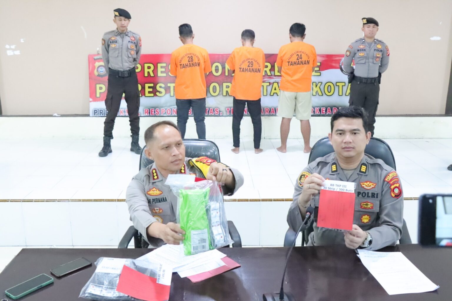 Satresnarkoba Polresta Gorontalo Kota Berhasil Amankan 900 Butir Obat ...