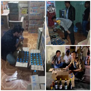 Polresta Gorontalo Kota Kembali Amankan Ratusan Botol Miras Berbagai Jenis