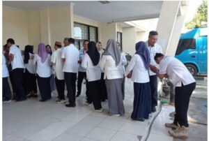 Diiskominfo Provinsi Gorontalo Gelar Apel Perdana Pasca Cuti Hari Raya