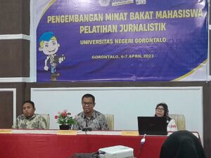 UPT PKM UNG Gelar Pelatihan Jurnalitik untuk Pengembangan Minat dan Bakat Mahasiswa