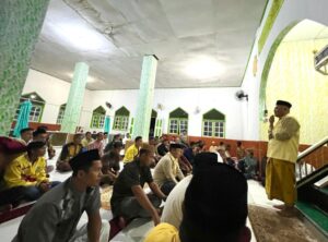 Ketua DPRD Kabupaten Pohuwato Apresiasi Partisipasi Masyarakat Desa Bumi Bahari dalam Shalat Tarawih Berjamaah