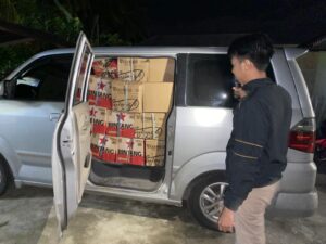 Satreskrim Polres Boalemo Gagalkan Penyelundupan Ribuan Botol Miras