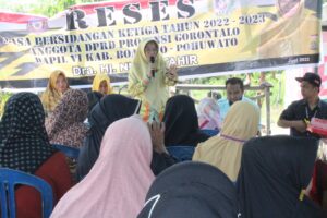 Kegiatan Reses Nikma Tahir Bahas Infrastruktur Jalan di Pohuwato