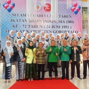 Nelson Harap Keahlian IBI Kabupaten Gorontalo Terus Ditingkatkan