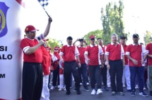 Gorontalo Semarakkan HUT RI ke-78 dengan Fun Run dan Karnaval Karawo