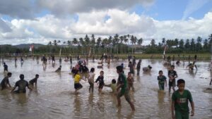 Gagal Panen Akibat Kemarau, Lomba Tangkap Lele Menjadi Hiburan Masyarakat
