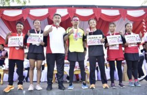 Melalui Karawo Fun Run, 608 Orang Memeriahkan HUT Kemerdekaan