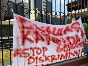 Aksi PB HMPIG di Depan Mabes Polri, Minta Kapolri Evaluasi Kapolda Gorontalo
