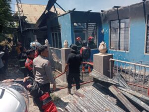 Korsleting Listrik Sebabkan Satu Rumah di Kota Gorontalo Ludes