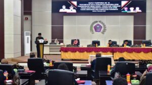 Nasir Giasi Pimpin Rapat Paripurna Ranperda APBD 2024 Tanpa Fraksi PKB