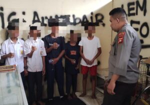 Polisi Ciduk 5 Pelajar Penyalahguna Lem Fox di Gorontalo