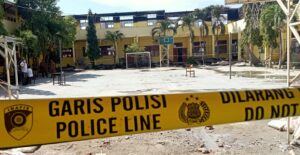 Meski Sekolah Terbakar, KBM di SMA 4 Kota Gorotalo Tetap Berjalan