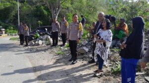 Longsor di Pohe, Polresta Gorontalo Kota Lakukan Penanganan Darurat