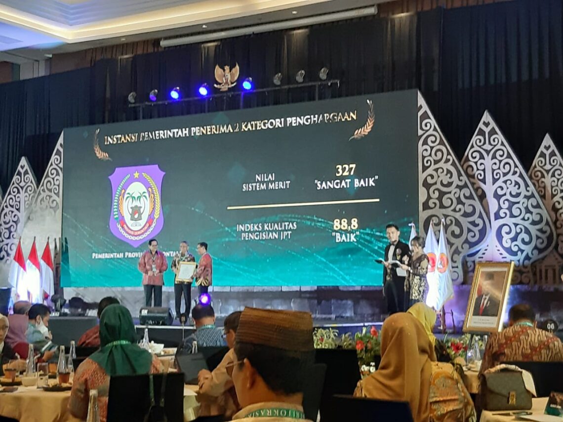 Bkd Gorontalo Raih Dua Penghargaan Anugerah Meritokrasi 2023 Prosesnewsid 9492