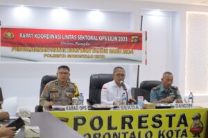 Kerja Sama Lintas Sektoral Tingkatkan Keamanan Kota Gorontalo Jelang Nataru 2024