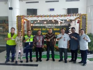 Jelang Perayaan Nataru 2024, Penjagub Tinjau Posko Terpadu di Bandara Djalaludin