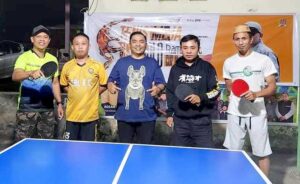 Dukungan Waka II DPRD Bonebol di Turnamen Tenis Meja Timbuolo Ramadhan Cup III