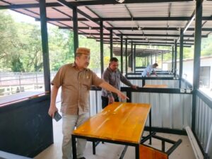 Dua Proyek Pembangunan Dengan Dana PEN di Suwawa Rampung