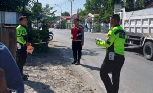 Lakalantas di Telaga, Pegawai Indomaret Dilarikan ke Puskesmas
