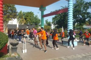 Senam DPRD Kota Gorontalo untuk Jaga Silaturahmi dan Kesehatan