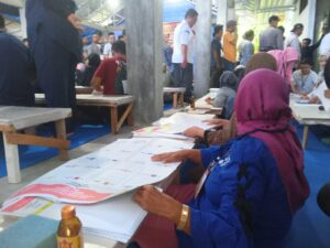 Selesai Disortir dan Dilipat, Jumlah Surat Suara KPU Gorontalo Tidak Sesuai