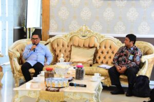 Fokus pada Sektor Perdagangan dan Jasa, Marten Bahas Pengembangan Kota Bersama Tim DPR RI