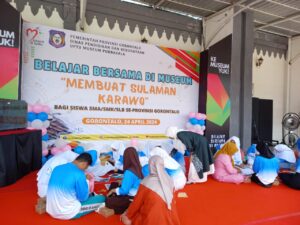 Upaya Lestarikan Warisan Budaya, Siswa Diajarkan Sulaman Karawo