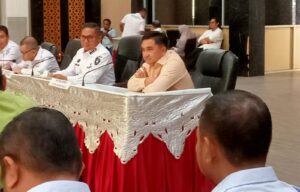 Rapat Forkopimda Kota Gorontalo Bahasa Tradisi Pasar Senggol dan Tumbilotohe