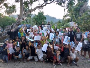 RKP Gorontalo Gelar Trauma Healing Bersama Anak-anak Tolinggula