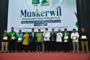 Ismail Pakaya Pamitan dalam Muskerwil PWNU Gorontalo