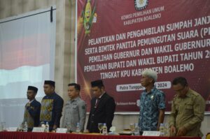 Melantik 246 PPS, KPU Boalemo Ingatkan Soal Integritas Penyelenggara