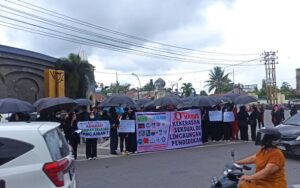 Mahasiswa di Gorontalo Gelar Aksi Damai Tuntut Penegakan Undang-undang TPKS