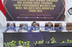 KPU Kota Gorontalo Terima Dokumen Syarat Dukungan 2 Bakal Calon Wali Kota