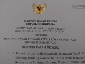 Ismail Madjid Ditunjuk sebagai Penjabat Wali Kota Gorontalo
