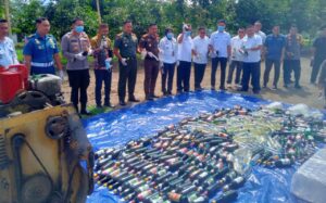 Pemusnahan Miras dan Narkotika, Kejari Kabgor Sebut Pelaku Didominasi Pelajar