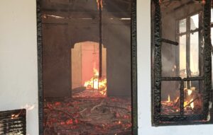 Dua Rumah di Kecamatan Telaga Biru Ludes Terbakar