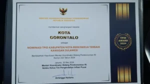 TPID Award 2023, Kota Gorontalo Masuk Tiga Besar