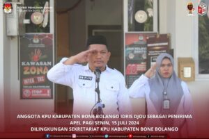 Anggota KPU Bonebol Ajak Sekretariat Pertahankan Prestasi