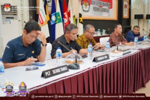 Evaluasi PSU Provinsi Gorontalo, KPU Terima Kunjungan Komisi I DPRD