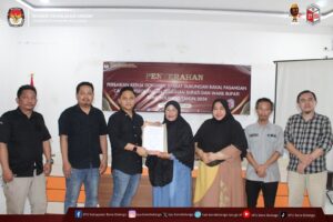 Penyerahan Dokumen Dukungan Bapaslon Pilkada Bone Bolango 2024