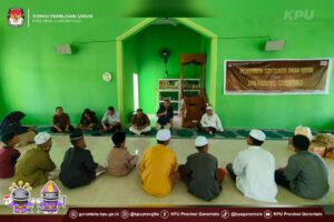 Peduli Terhadap Generasi Bangsa, KPU Provinsi Gorontalo Berikan Santunan kepada Sejumlah Yayasan