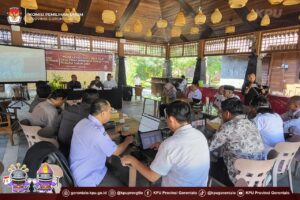 Tindaklanjut Data TMS Pilkada 2024, KPU Provinsi Gorontalo Gelar Rakor