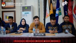KPU Boalemo Paparkan Hasil PSU DPRD Provinsi Gorontalo