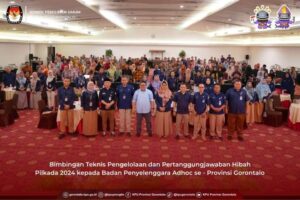 KPU Provinsi Gorontalo Gelar Bimtek Pengelolaan Hibah Pilkada 2024